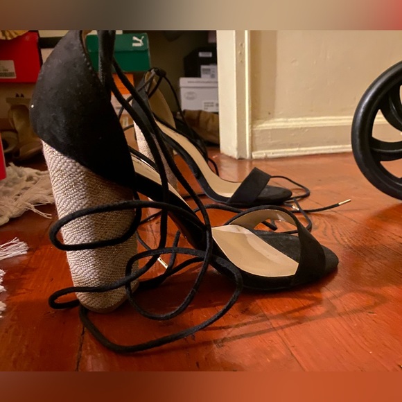 Lace Up Heel Sandal - Picture 3 of 7